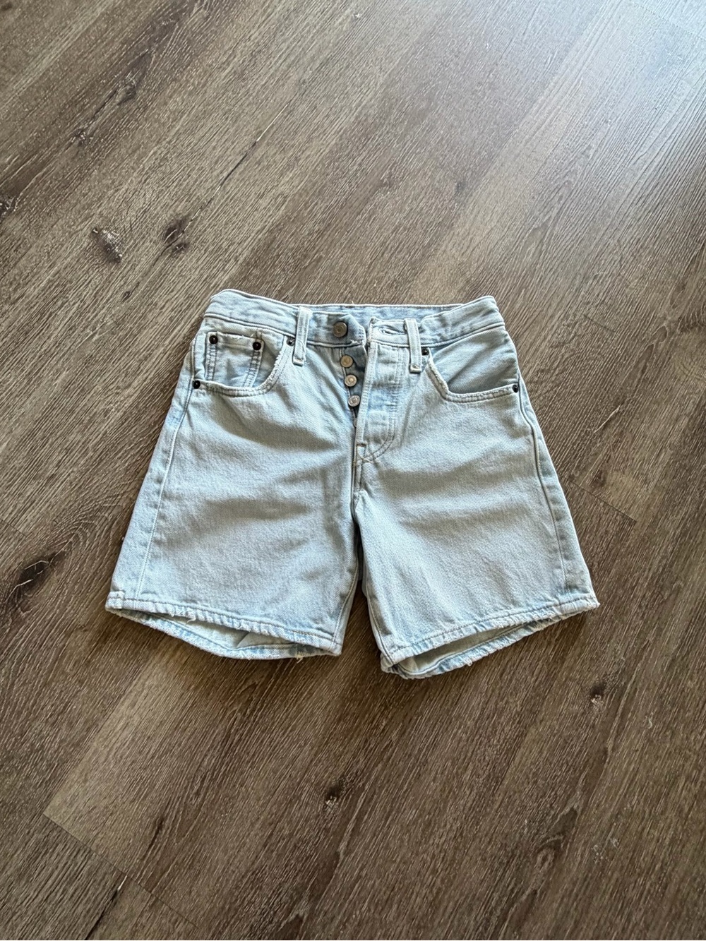 Levi's Light Blue Denim Jeans with Leather Patch